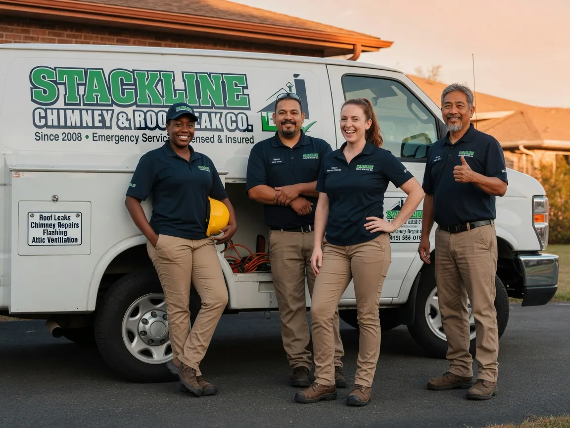 Chimney flashing repair company in Darien, IL